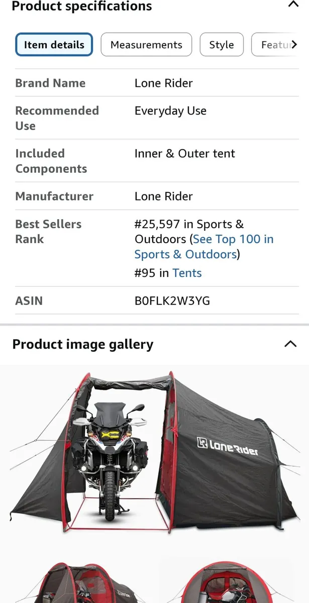 Motorcycle Camping Tent - Image 3