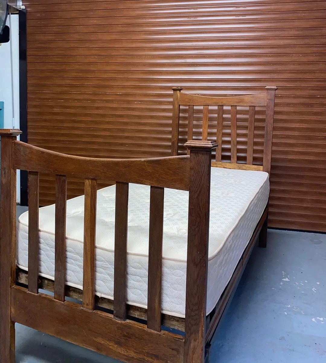 Vintage/ Antique Single Bed - Image 2