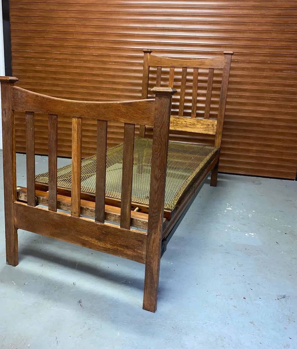 Vintage/ Antique Single Bed - Image 4