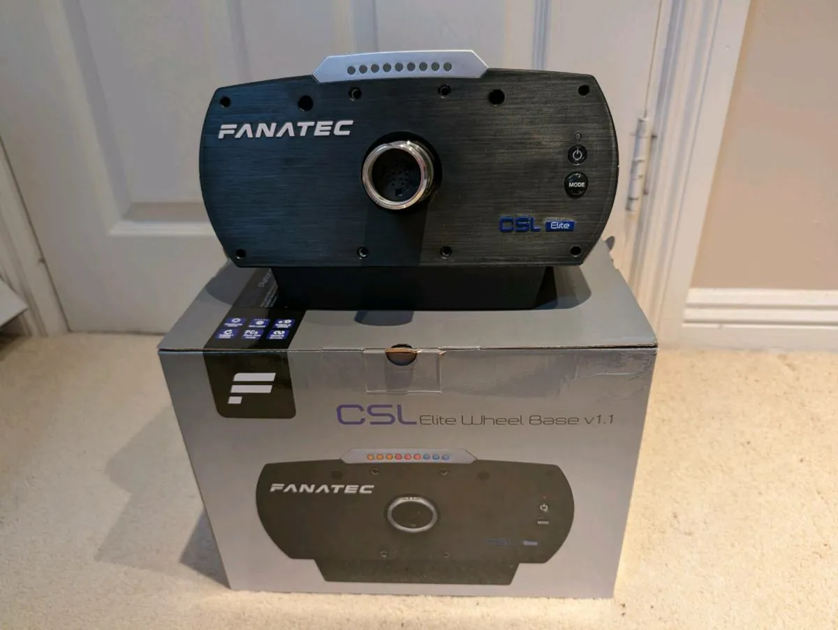 Fanatec CLS Elite v1.1 base & McLaren GT3 wheel V1 - Image 2