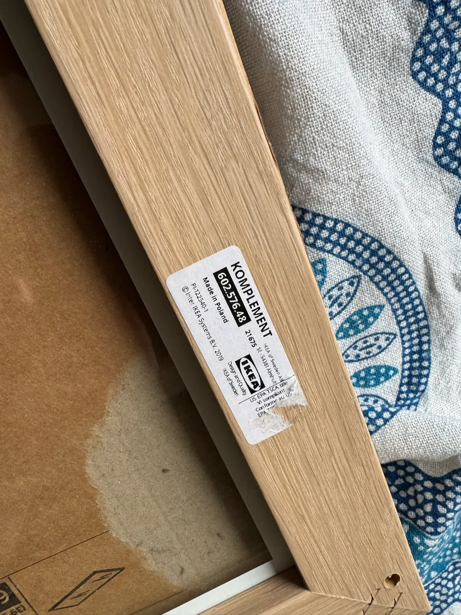 2 x Glass shelf Komplement IKEA - Image 2