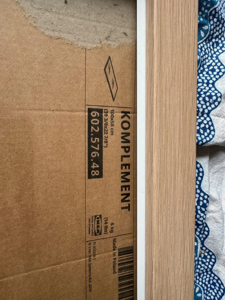 2 x Glass shelf Komplement IKEA - Image 3