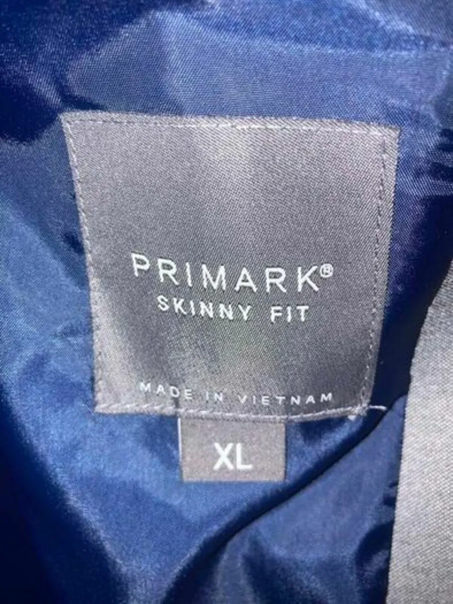 Men’s Primark Skinny-Fit Blazer – Light Grey - Image 3