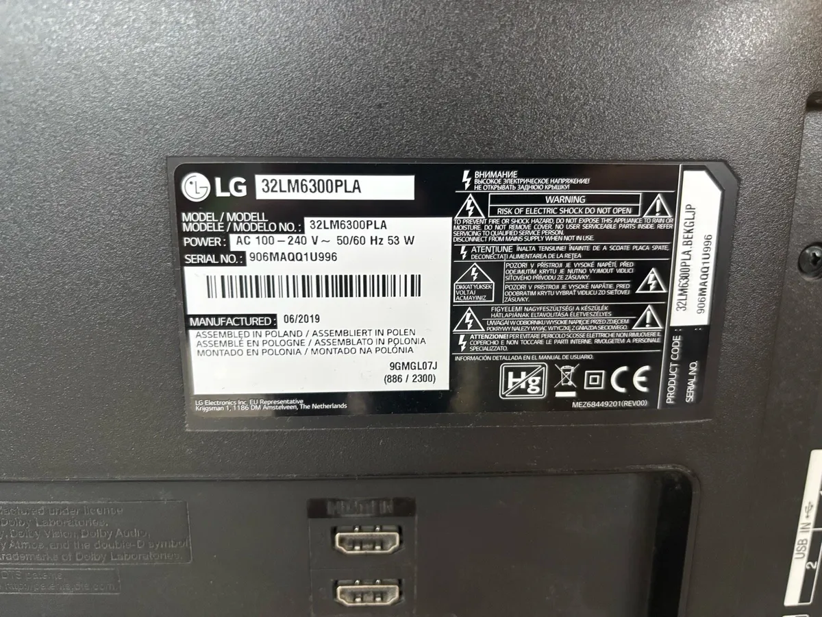 LG 32” Smart TV - Image 2