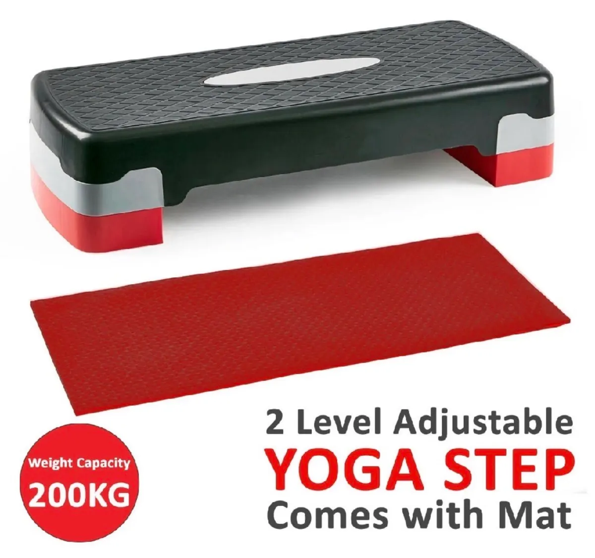 Yoga Gym Stepper & Mat NEW - Image 3