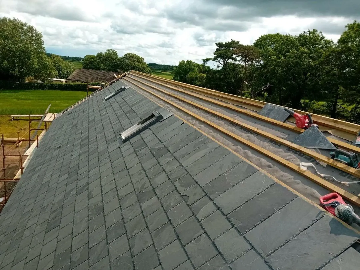 Natural slate and cement fibre  slate  roofers - Image 3
