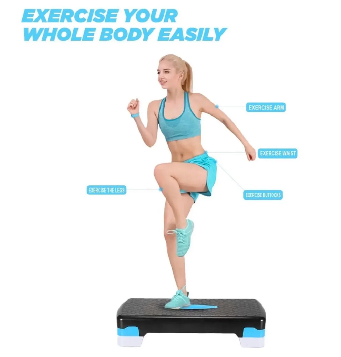 NEW Yoga Gym Stepper & Mat - Image 2