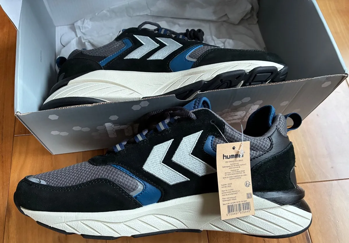 Hummel Marathona LX suede trainers - Image 1