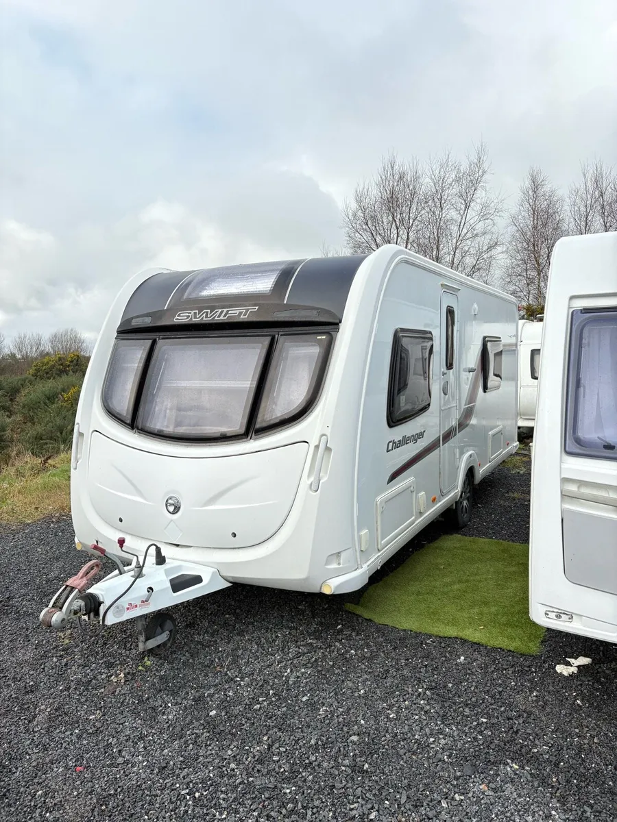 2012 Swift 4 Berth Fixed Bed Caravan For Sale - Image 1