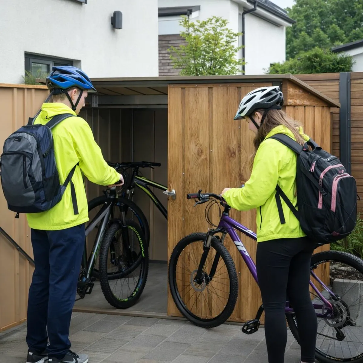 🚲 6x3 Steel Bike & Garden Shed – Secure Storage | - Image 1