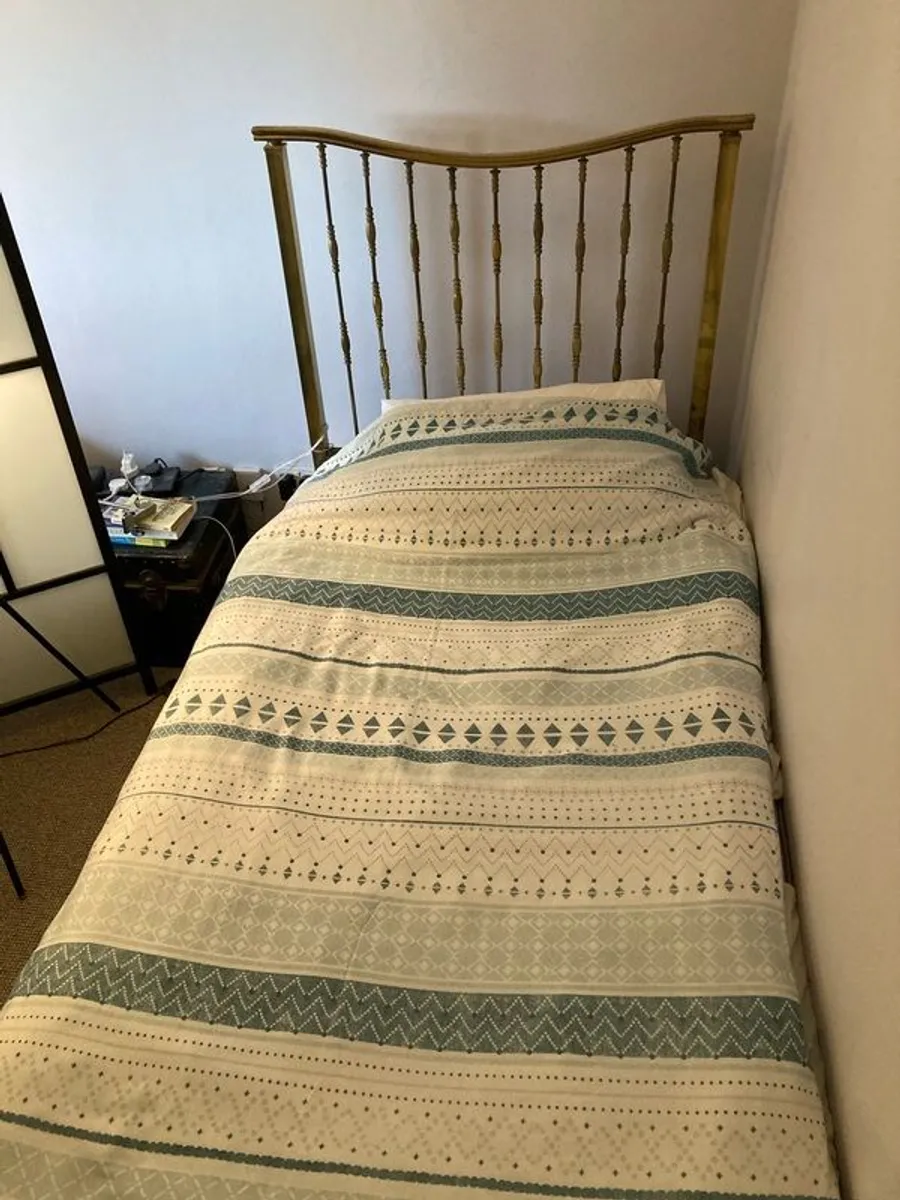 victorian Brass bed single - Image 1
