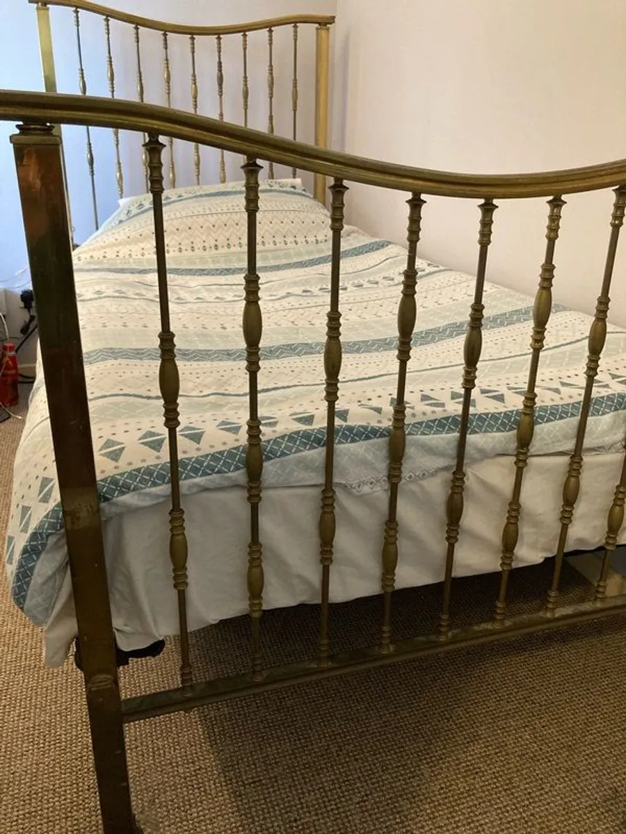 victorian Brass bed single - Image 3