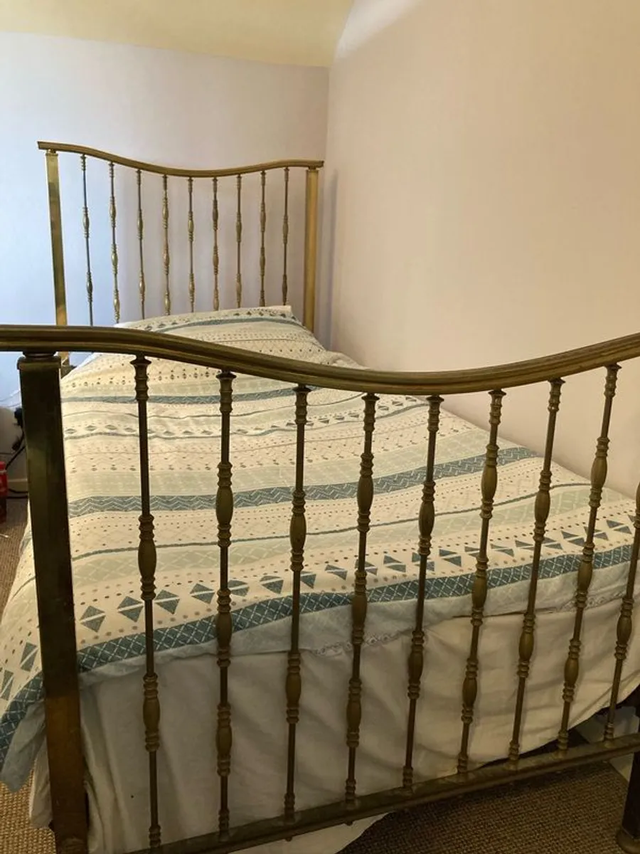victorian Brass bed single - Image 4