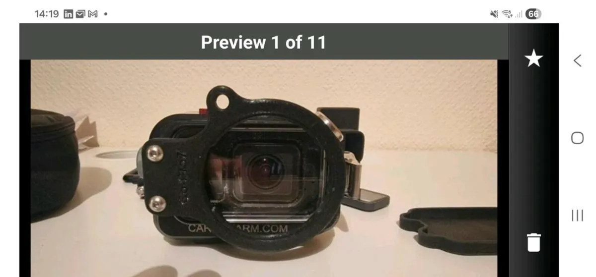 Go pro 7 underwater  set up - Image 1