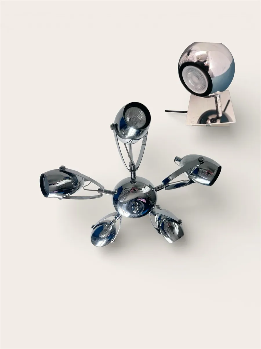 Modern Chrome Lamps –Wall  & Ceiling - Image 1