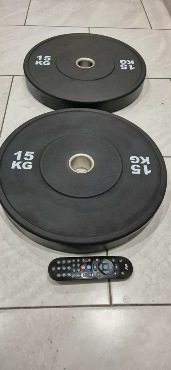 Brand new olympic bumper weight set - Image 3