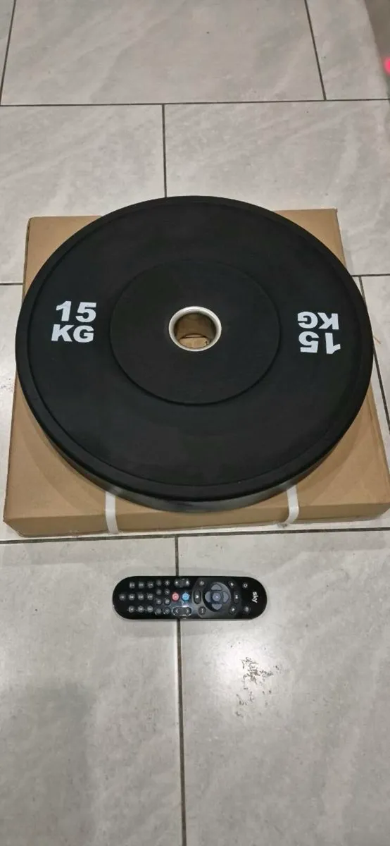 Brand new olympic bumper weight set - Image 4