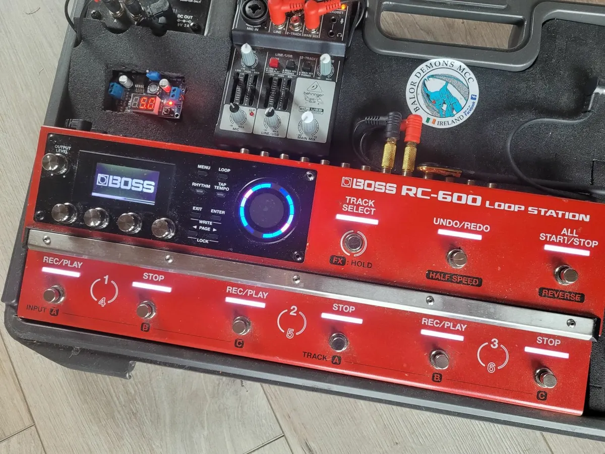 Boss RC-600 Loopstation, Pedalboard & Extras - Image 1