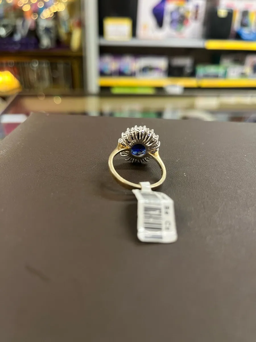 925 silver CZ ring. - Image 3