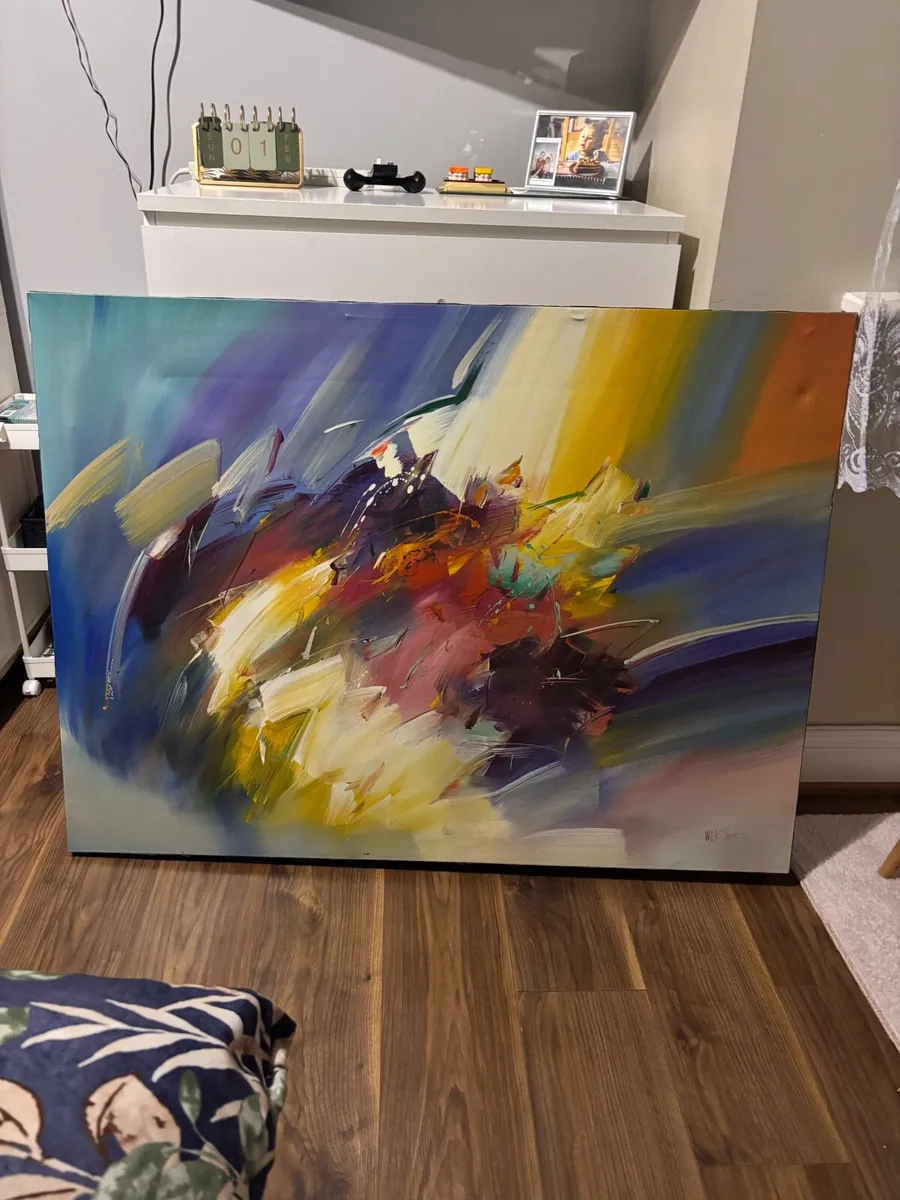 Large Abstract Painting – Acrylic on Canvas - Image 2