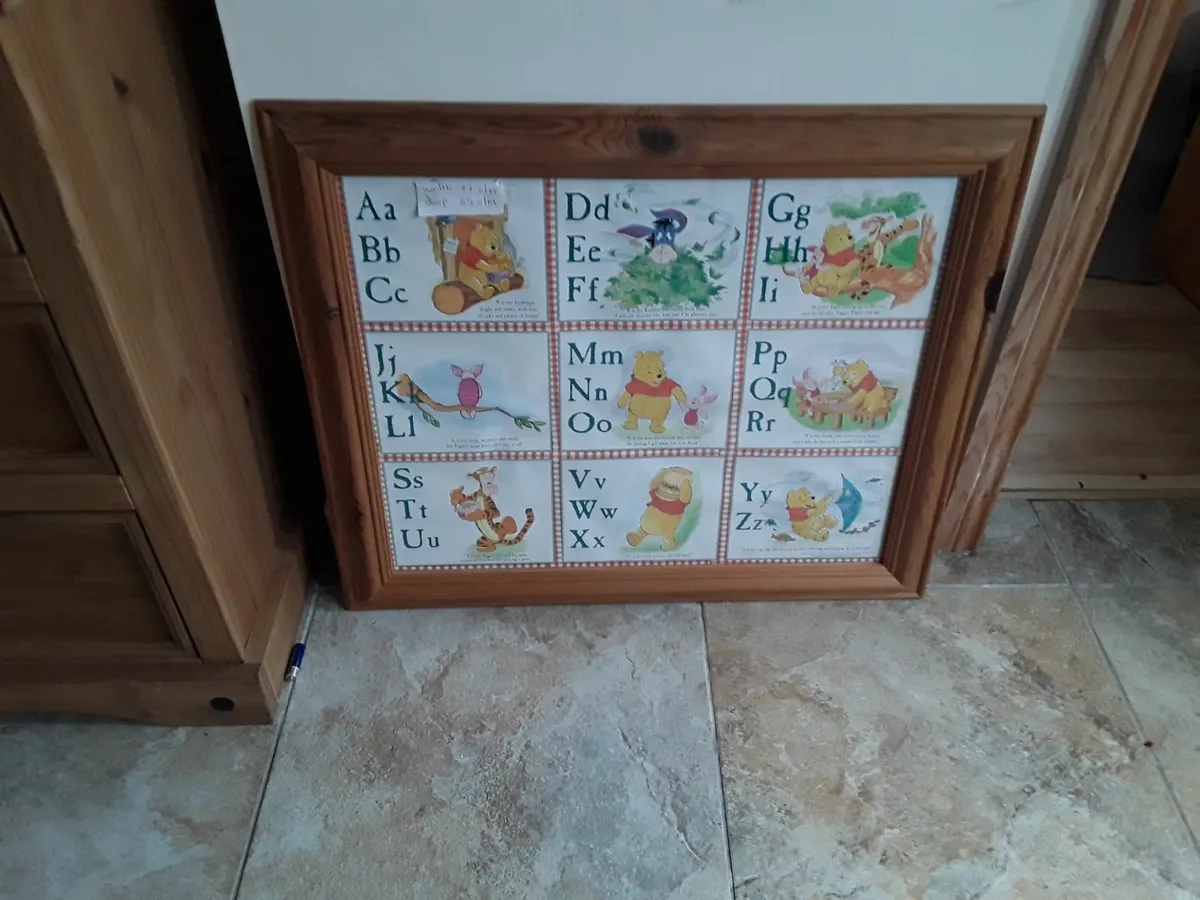 Large picture pine frame Winnie the Pooh - Image 3