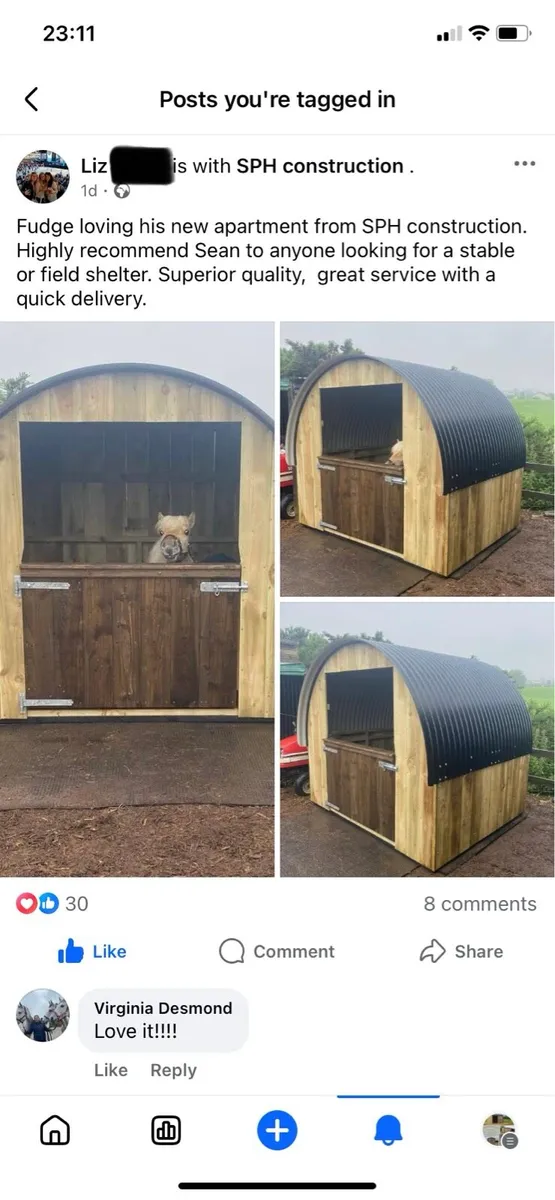 Min barn field shelters - Image 2