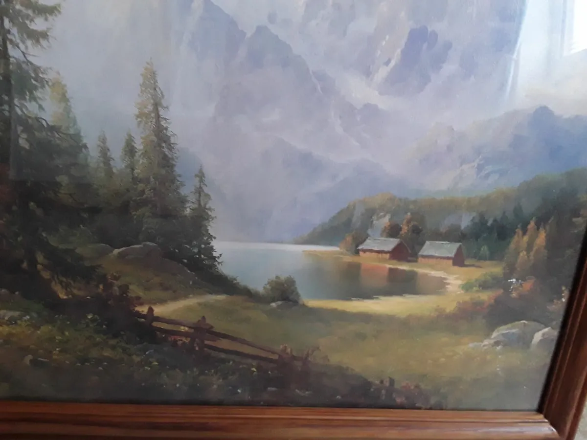 Large picture pine frame good condition - Image 2