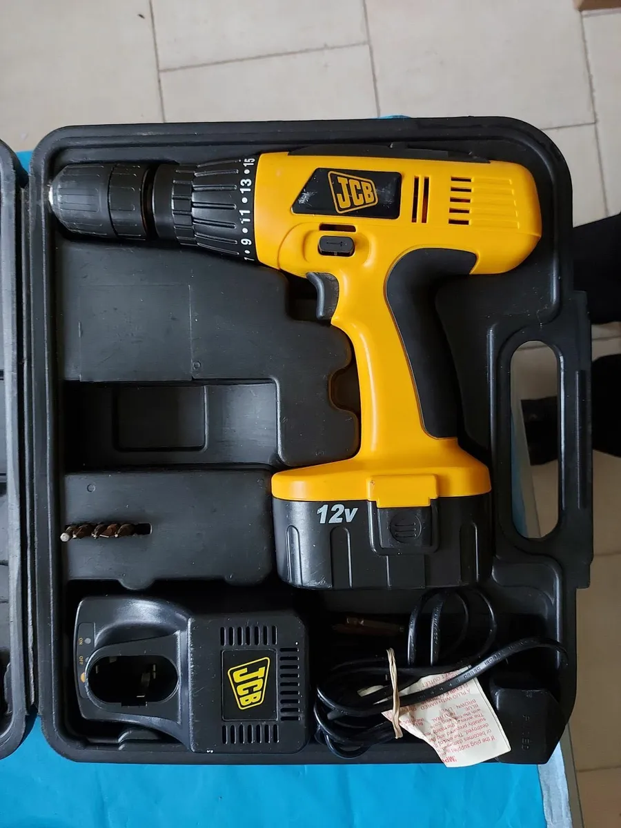 JCBD-CD12 Cordless Drill, Battery Charger 12v DC, - Image 1