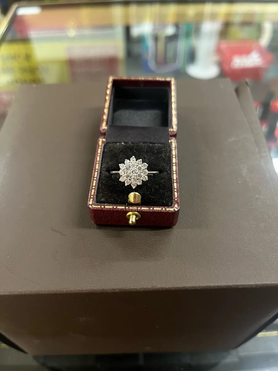 925 silver CZ ring - Image 1