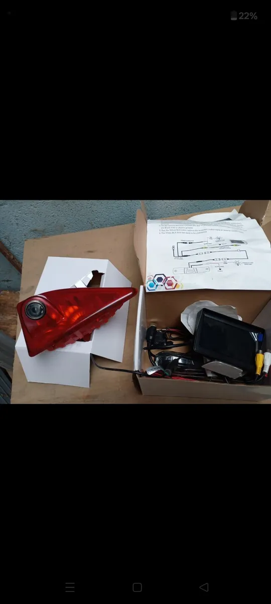 Reversing camera for Renault master (2010-2024)