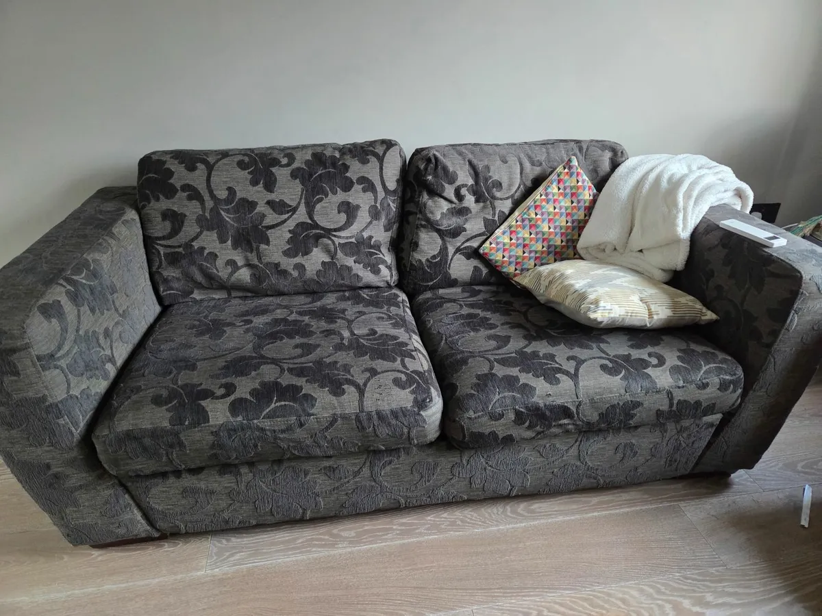 FREE TO COLLECT Three and two seater couch - Image 1