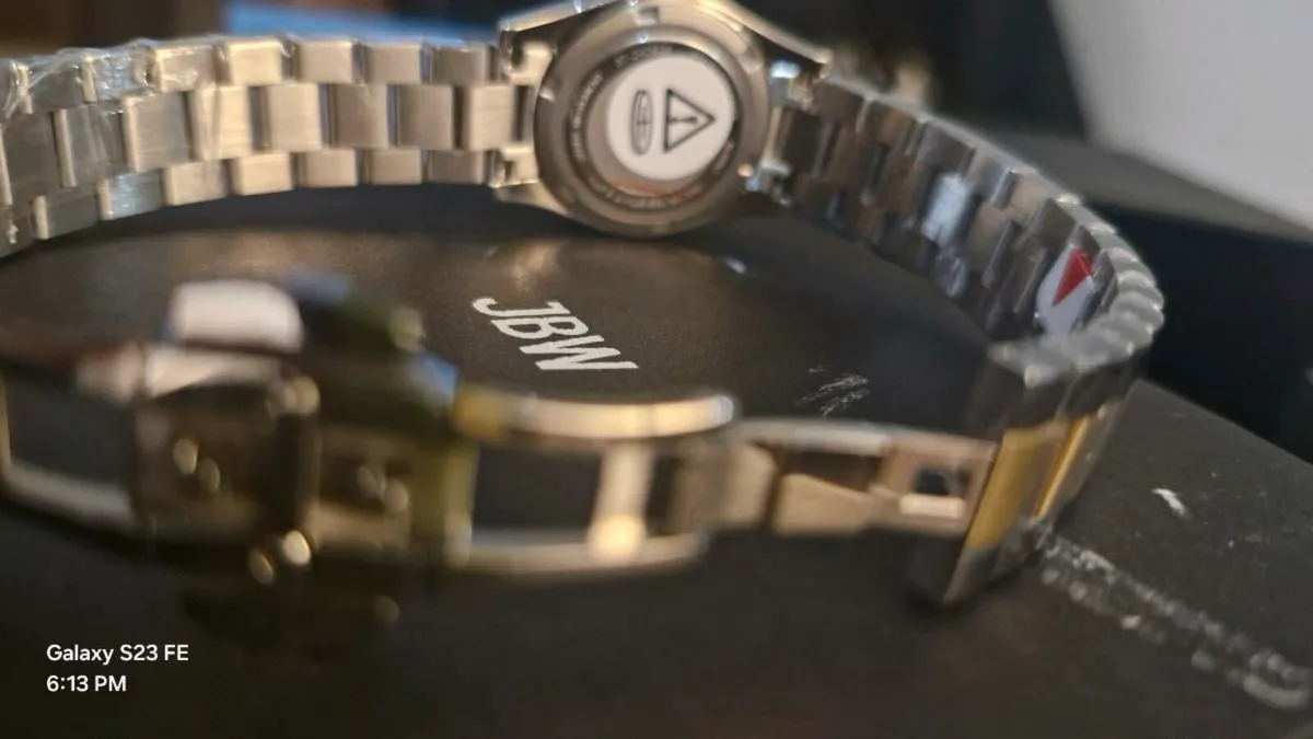 JBW Women's Mondrian 28 0.08 ctw Diamond Two Tone - Image 2