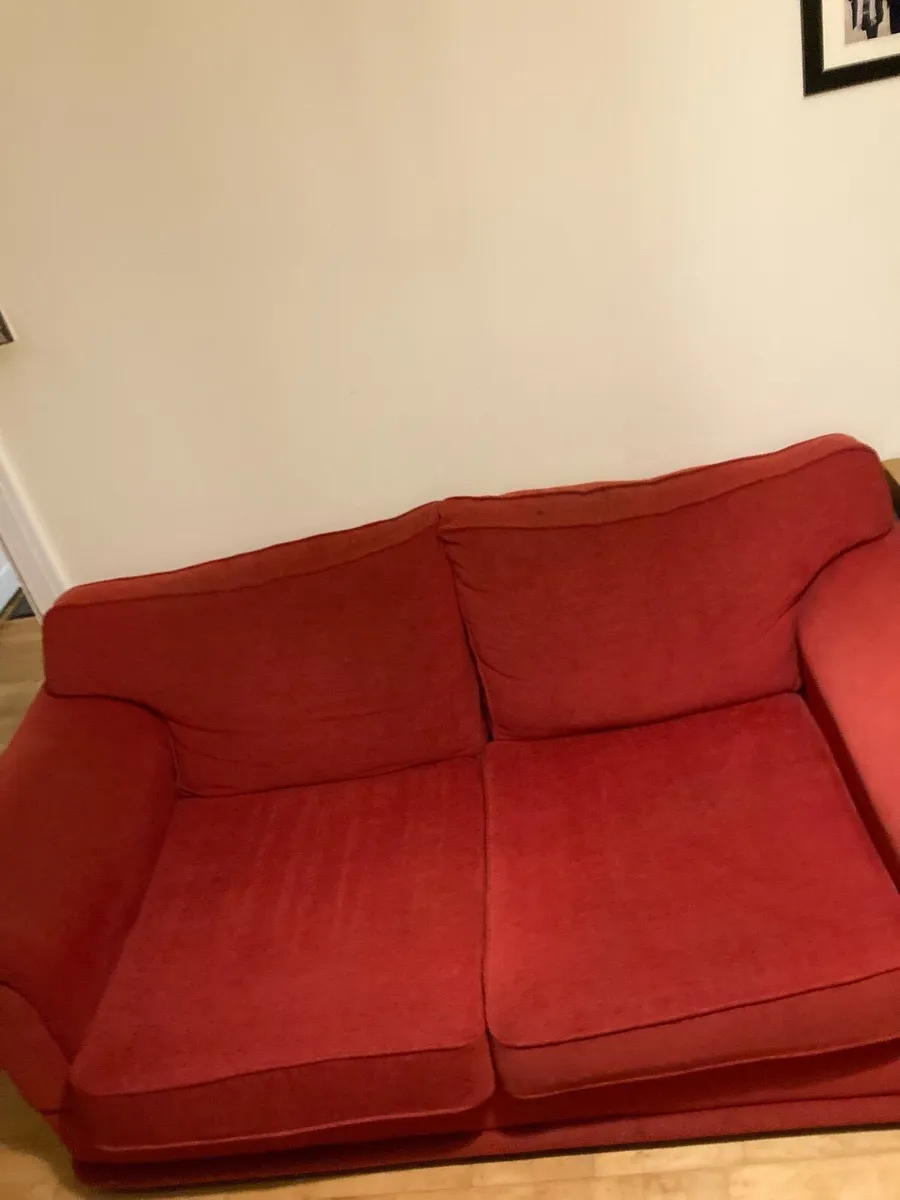 Red Sofa Bed - Image 3