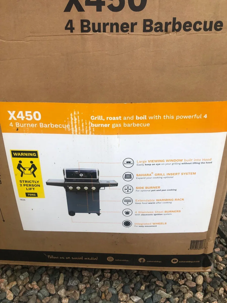 Sarhara X450 4 ring BBQ (new) - Image 1