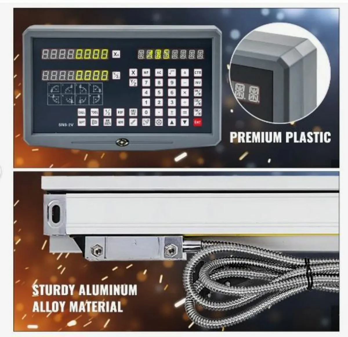 2 Axis Digital Readout DRO Display 1000mm and 250 - Image 3