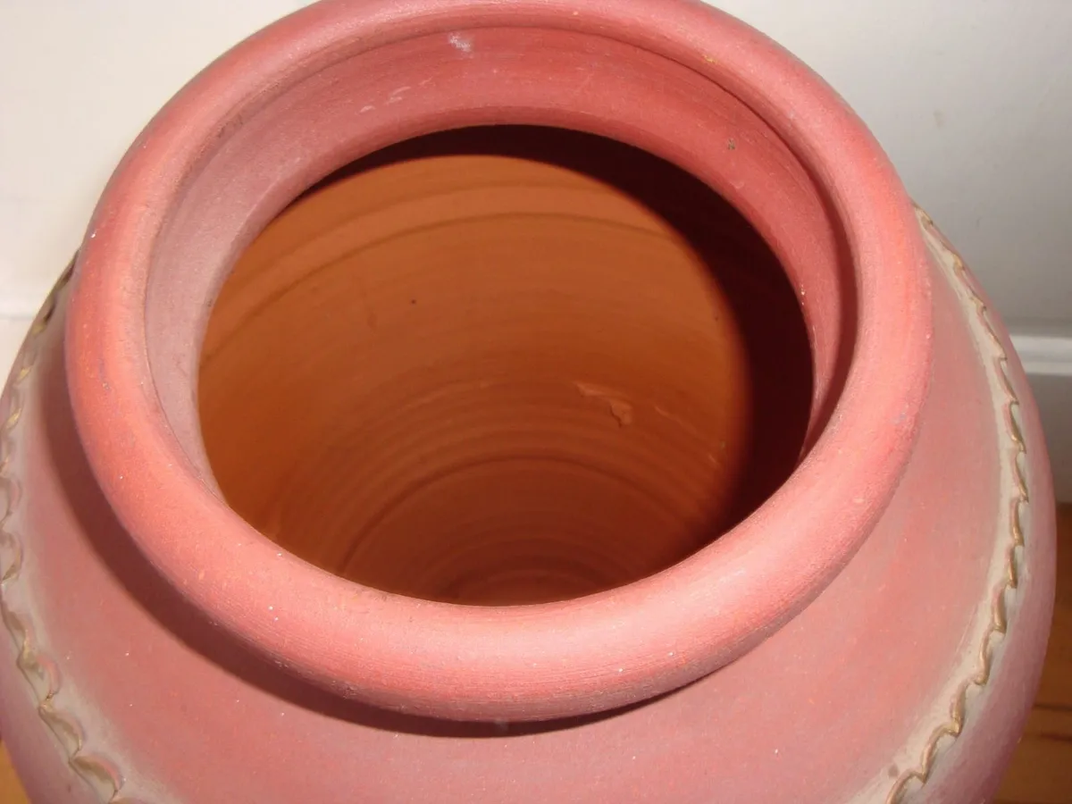Large terracotta vase H50cm - Image 4