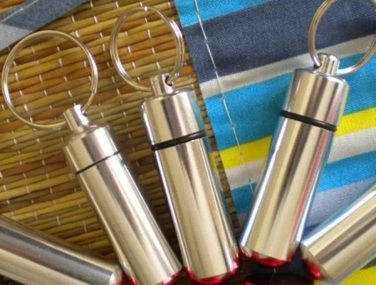 Aluminum Pill Box x 4 , Free Post - Image 2