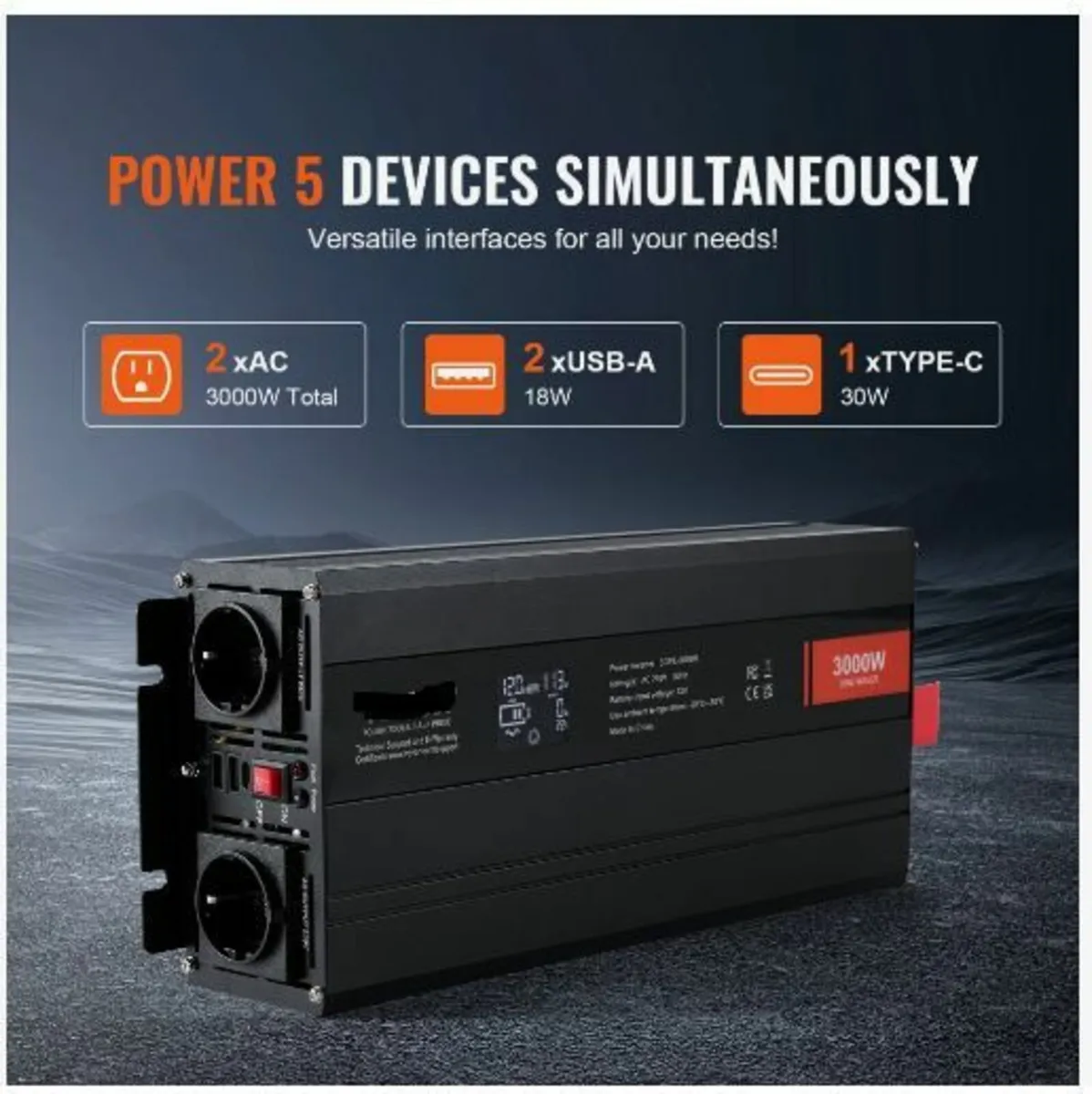 Pure Sine Wave Inverter, 3000 Watt - Image 4