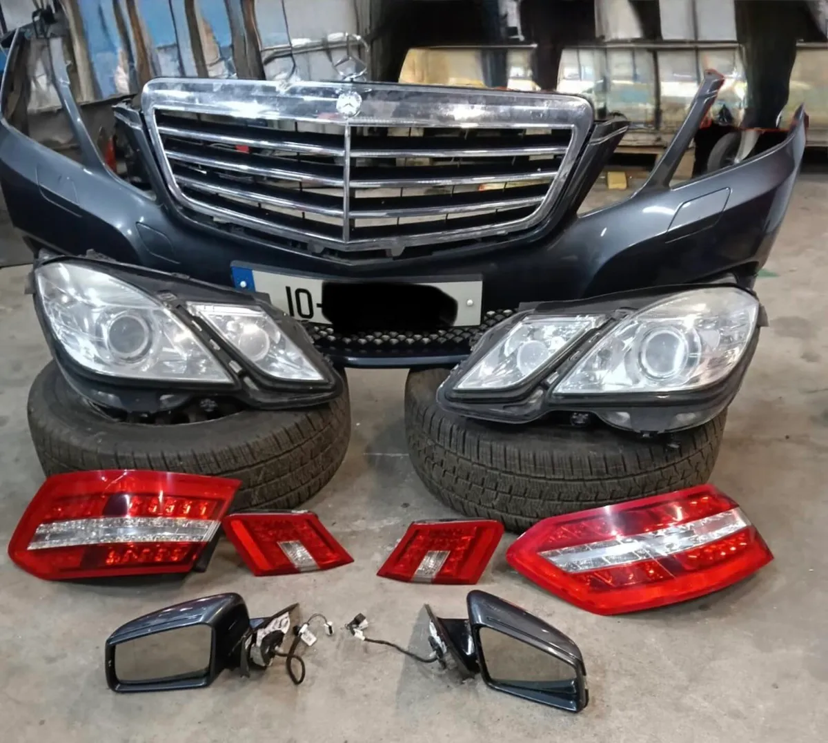 Mercedes E-Class W212 E220-Bumpers,Lights, Mirrors - Image 1
