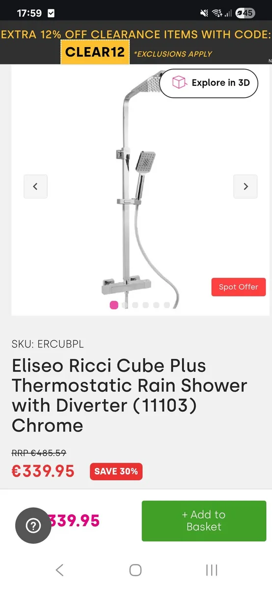 Mixer Shower (unused) - Image 3