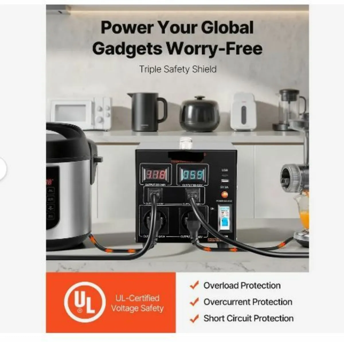 Voltage Converter Transformer, 2000VA - Image 4