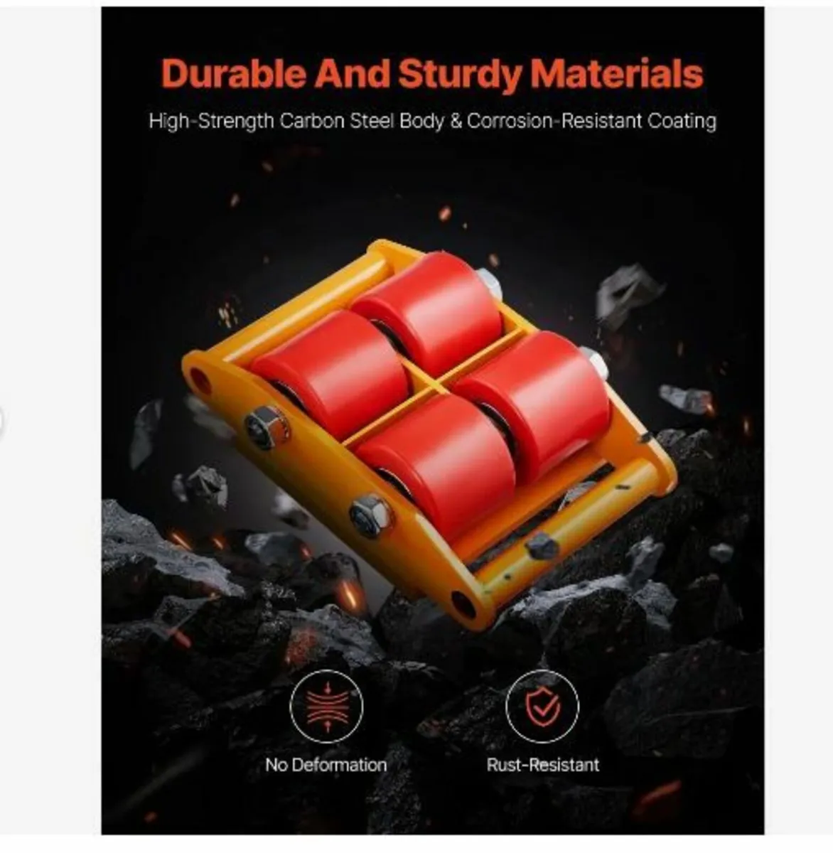 Machinery Skate Dolly, 13,200 LBS/6T - Image 2