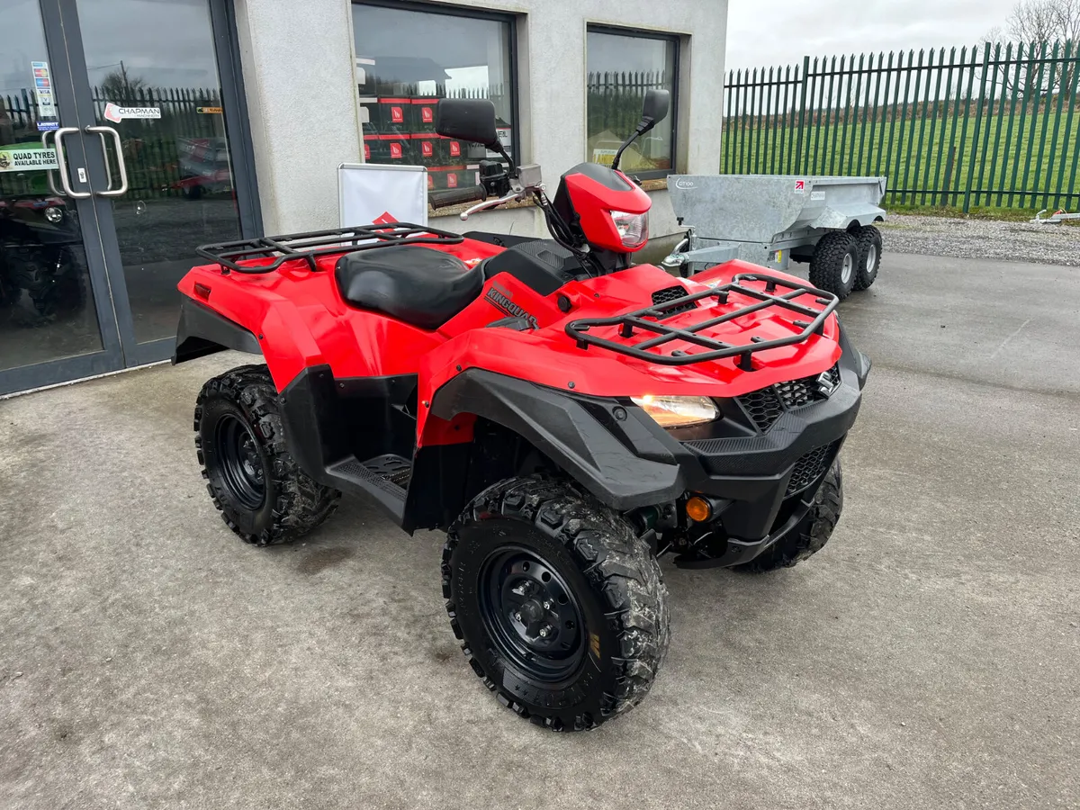VIDEO! 2022 Suzuki KingQuad 500 - Image 4