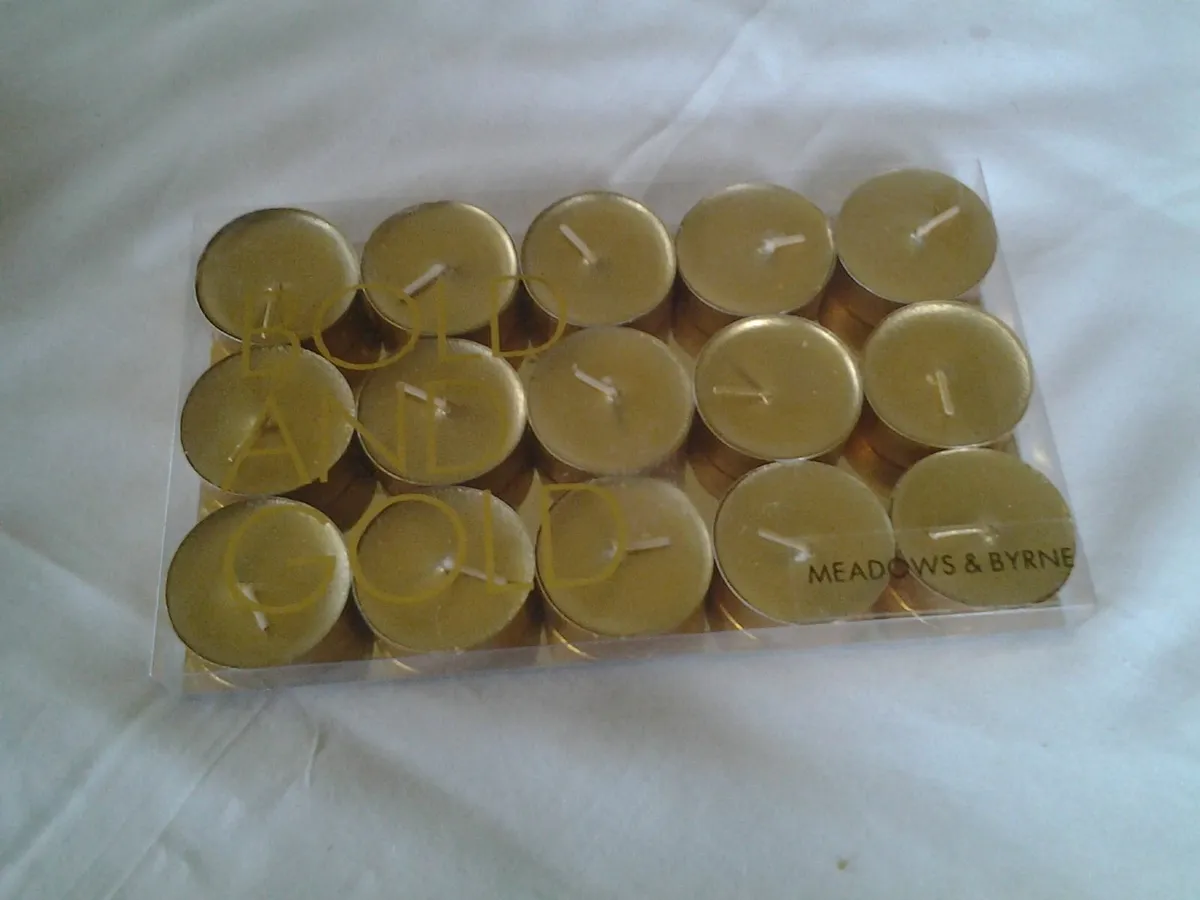 Gold Tealights for Sale
