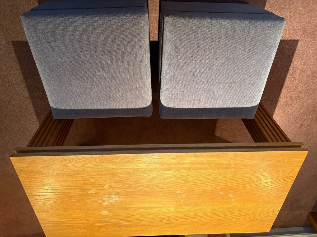 Coffee table and stools - Image 2