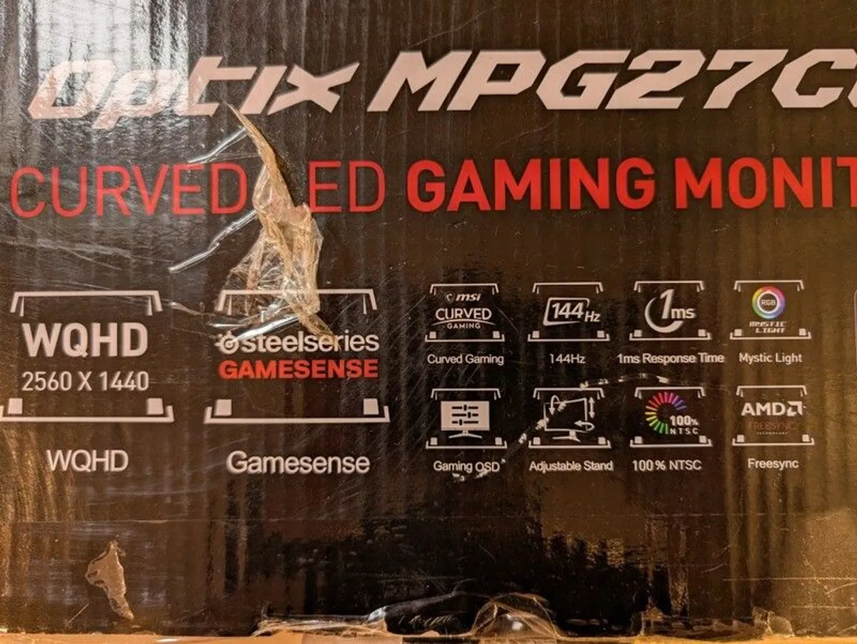 Msi mpg27cq 27inch Curved 2k Monitor 144 Hz - Image 4