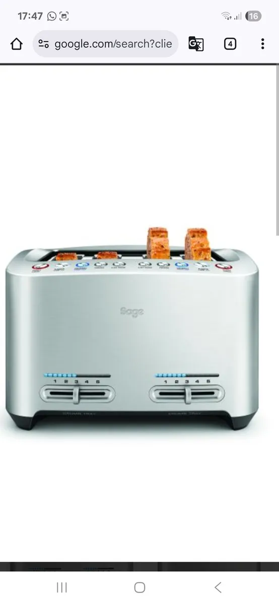 Sage Smart Toaster 4 Slice - Image 1