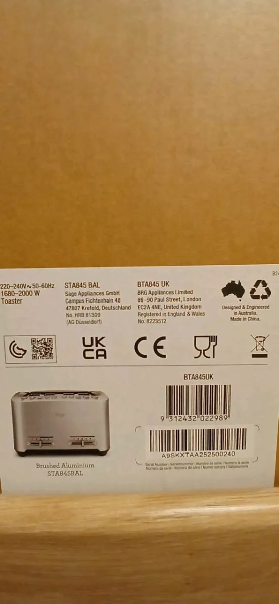 Sage Smart Toaster 4 Slice - Image 2