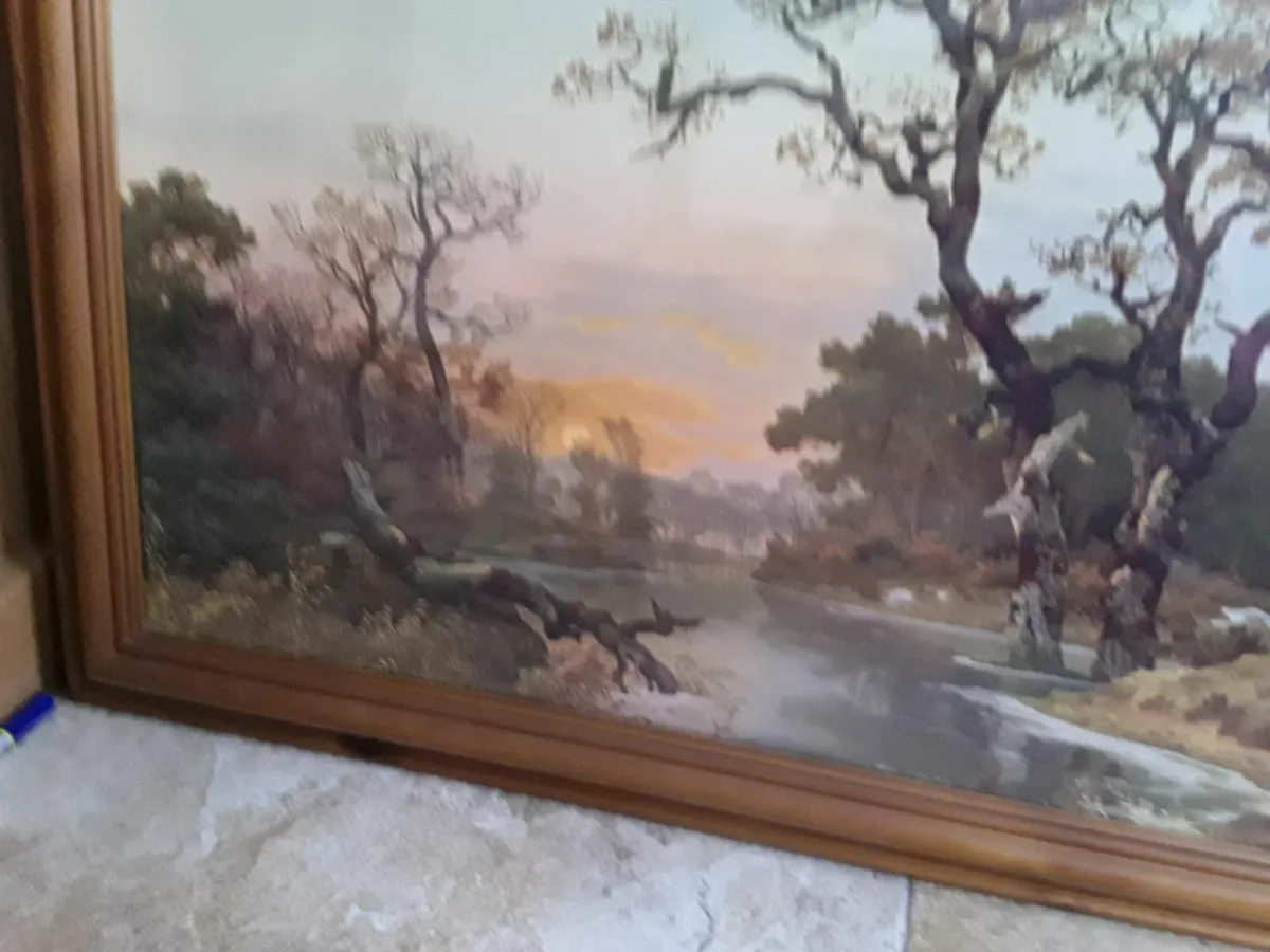 Large picture pine frame - Image 4