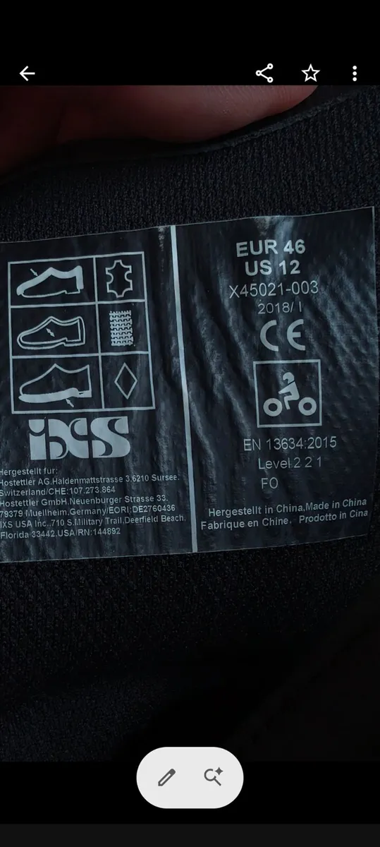 IXS Motorcycle Boots - Image 4